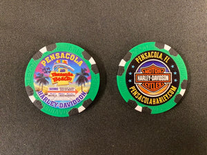 Beach Sign Poker Chip